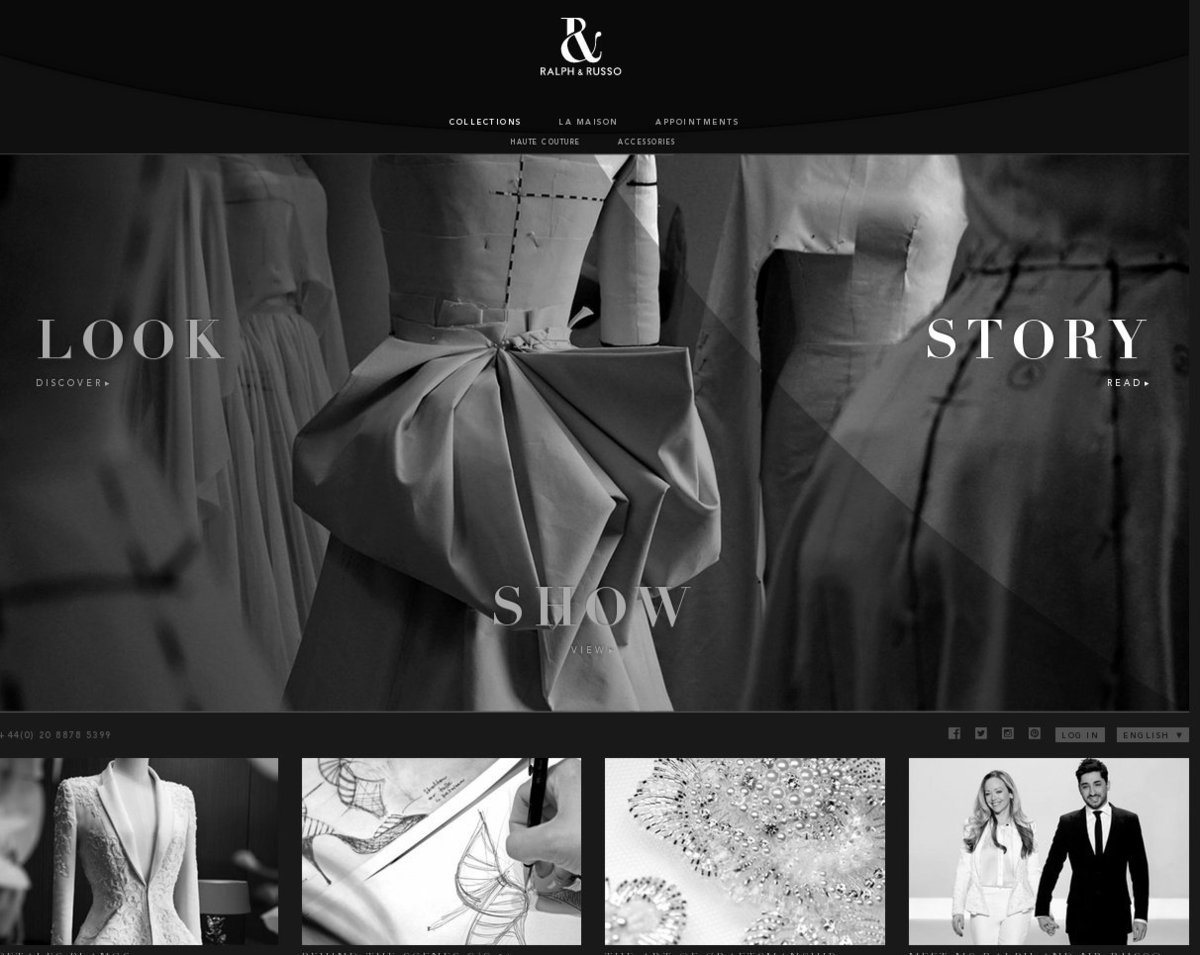 Ralph and Russo website screenshot